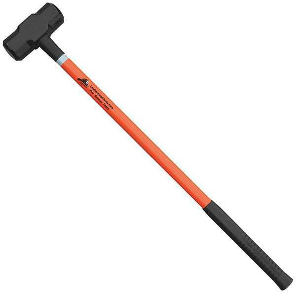 Sledge Hammer, 36" Orange Fiberglass Handle, 12 lb. Head