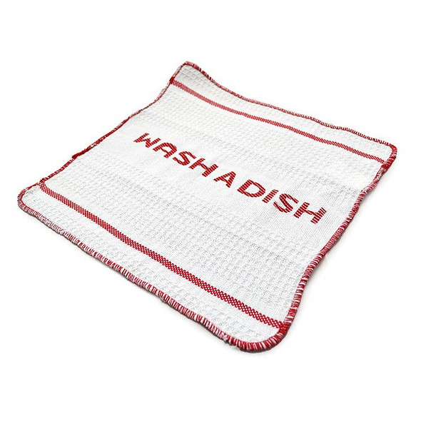 R & R Textile Dish Cloth,14x14 In,Jacquard,PK12 41410