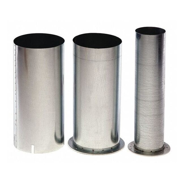 Williams Comfort Products Vent Extension,Top,15in L,Glvanizd Steel 9304