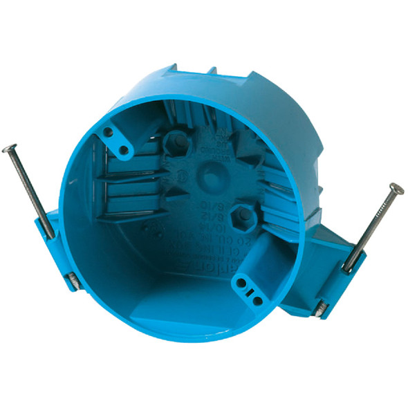 Carlon 50 Lb. Rating Nail On PVC Molded Ceiling Box B520AUPC