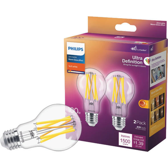 Philips 2pk 100w Vina19 Led Bulb 587022