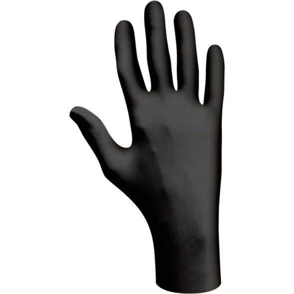Showa Medium Black Nitrile Biodegradable Disposable Gloves (100-Pack) 6112PFM