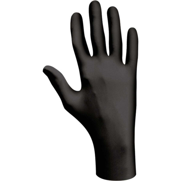 Showa Large Black Nitrile Biodegradable Disposable Gloves (100-Pack) 6112PFL