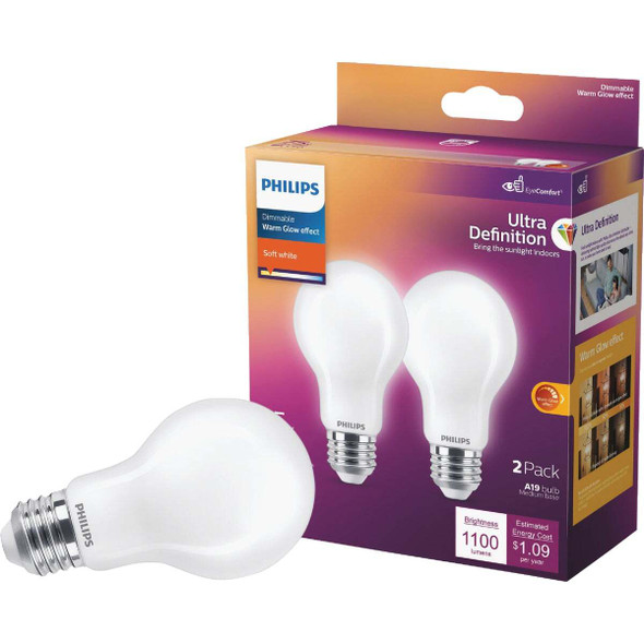 Philips 2pk 75w A19 Sw Led Bulb 586981