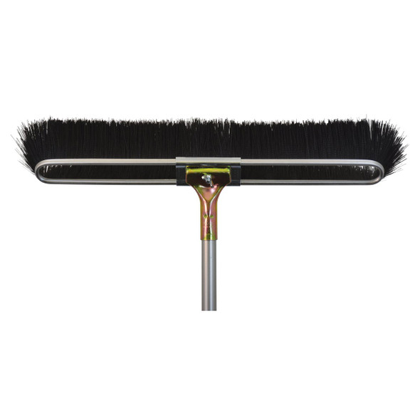 Bruske 23 In. W. x 65 In. L. Steel Handle Medium Sweep Push Broom 2154-CS-4 Bruske 23 In. W. x 65 In. L. Steel Handle Medium Sweep Push Broom 2154-CS-4