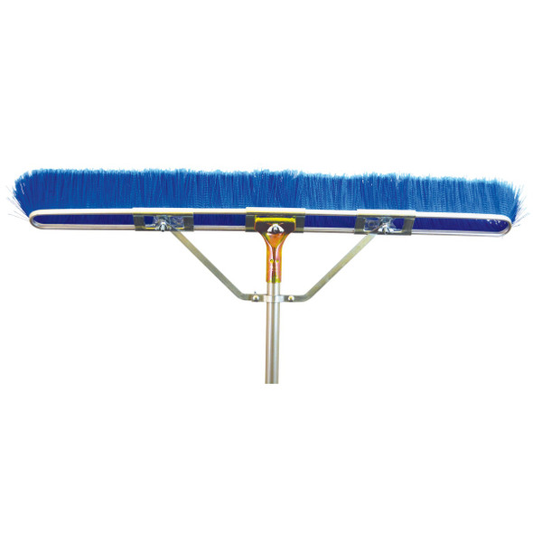 Bruske 29 In. W. x 65 In. L. Steel Handle Fine Sweep Push Broom 2136-CS