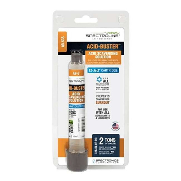 Spectroline Acid Scavenger Treatment,Liquid,0.5 oz. AB-5CS
