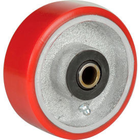 Global Industrial 4"" x 1-1/2"" Polyurethane Wheel - Axle Size 1/2""