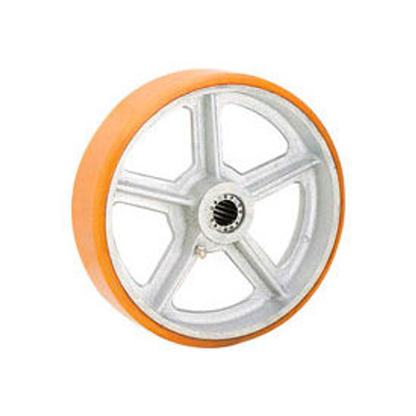 Global Industrial 4"" x 1-1/2"" Polyurethane Wheel - Axle Size 3/4""