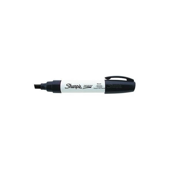 Oil Based Paint Marker, Black, Bold, Chisel