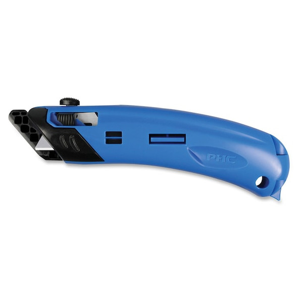 Pacific Handy Cutter Safety Knife,5-1/2 in.,Blue EZ4 Pacific Handy Cutter Safety Knife,5-1/2 in.,Blue EZ4