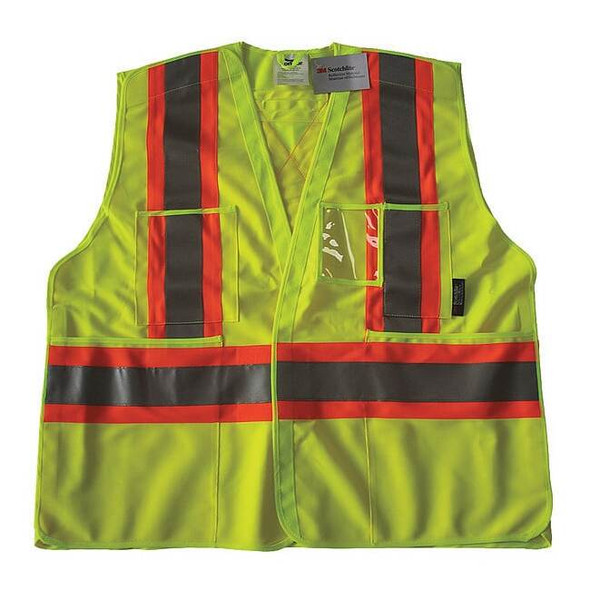 Condor Safety Vest, Yellow/Green, 4XL/5XL 491T12