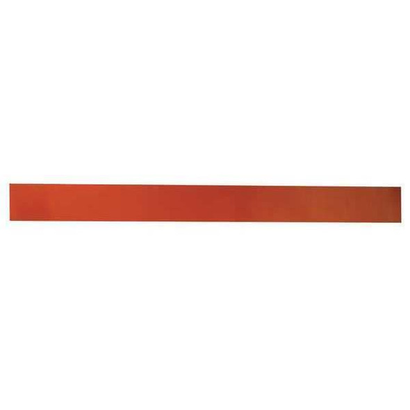 Rubber Strip, Silicone, 1/16"Th, 36"x2", 50A