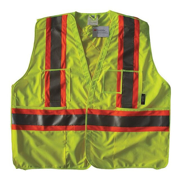 Condor Safety Vest,Yellow/Green,2XL/3XL 491T11