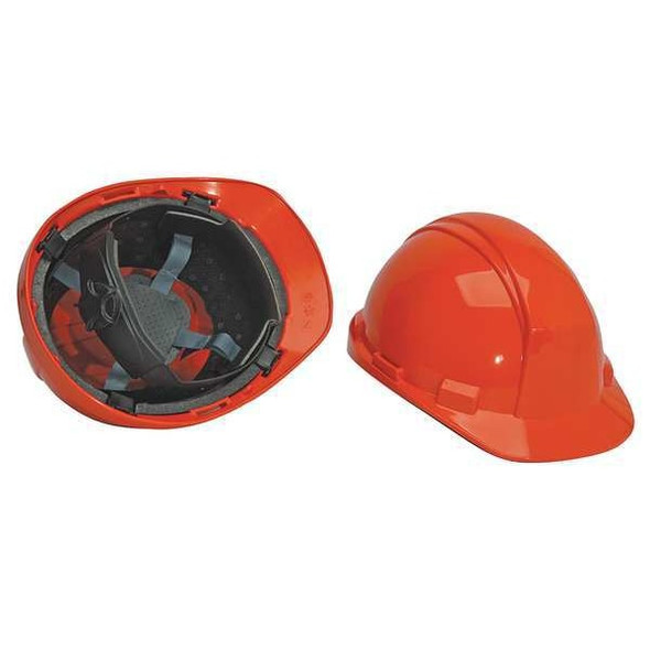 North Hard Hat, Matterhorn A89, Polyethylene, 4 Point Ratchet, Type 2, Class E, Orange A89R030000