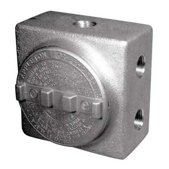Appleton Electric Conduit Outlet Body,Alum,Trd Sz 1/2in GRSS50