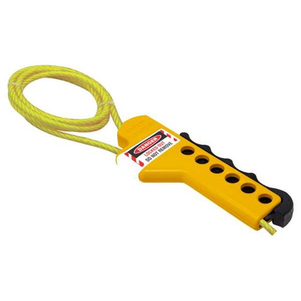 Manufacturer Varies Lockout Cable,Yellow,Dielectric,3 ft.L 45MZ57