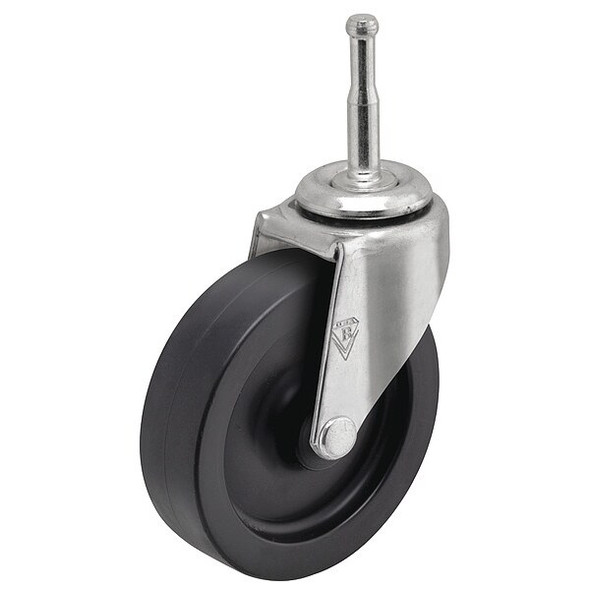 2" X 13/16" Non-Marking Polyolefin Swivel Caster, No Brake, Loads Up To 90 lb