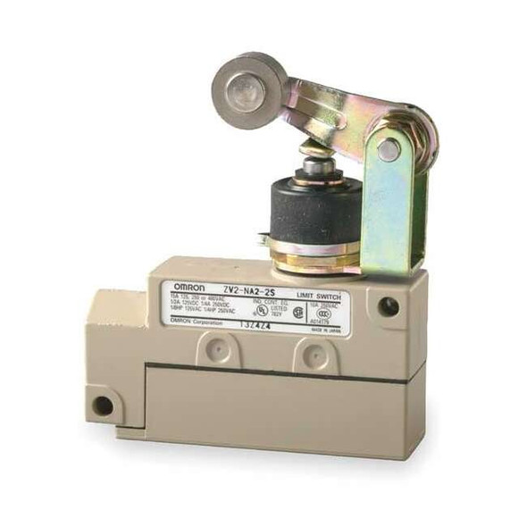 Limit Switch, Plunger, Roller, SPDT, 10A at 480V AC, Actuator Location: Top