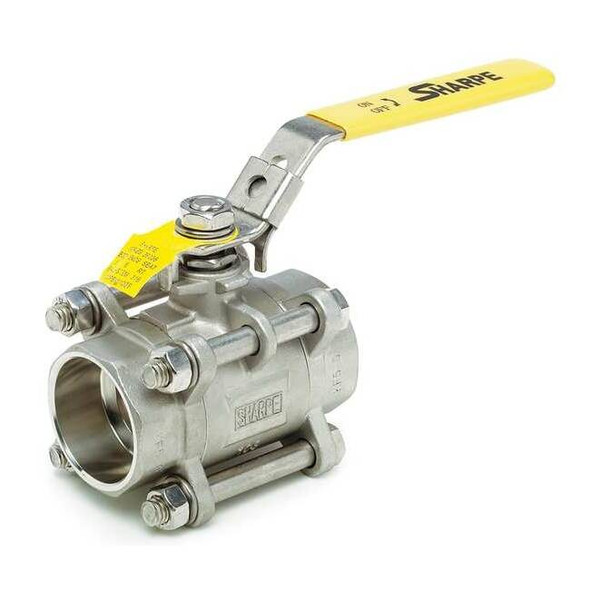 Sharpe Valves 3/4" Socket Stainless Steel Ball Valve Inline 4351002520