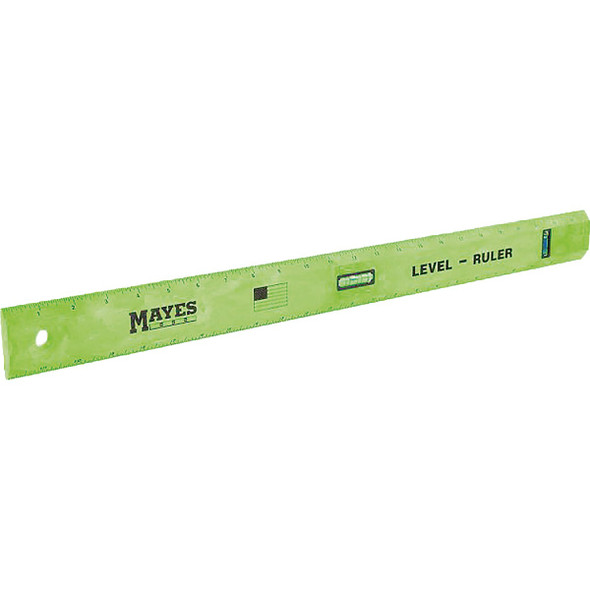 Mayes 24 In. Polystyrene Straight Edge Ruler with Level 10743