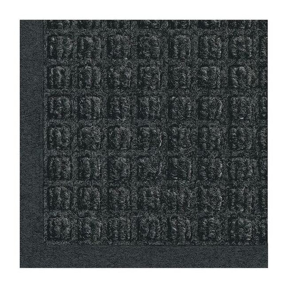 Entrance Mat, Polypropylene, 3/8 in Thick, Charcoal, 4 ft W x 6 ft L