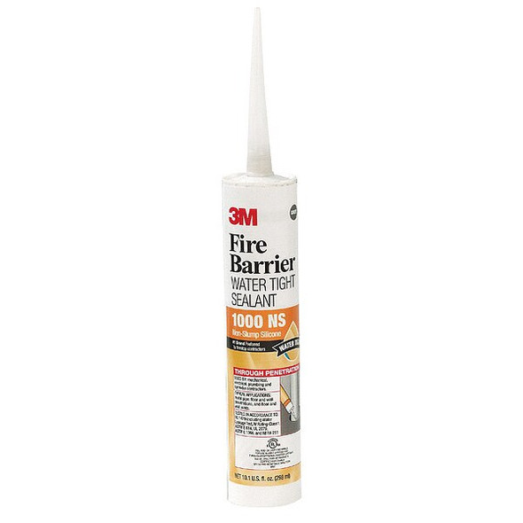 3m Fire Barrier Sealant,10.1 oz.,Gray 1000-N/S-10.1OZ