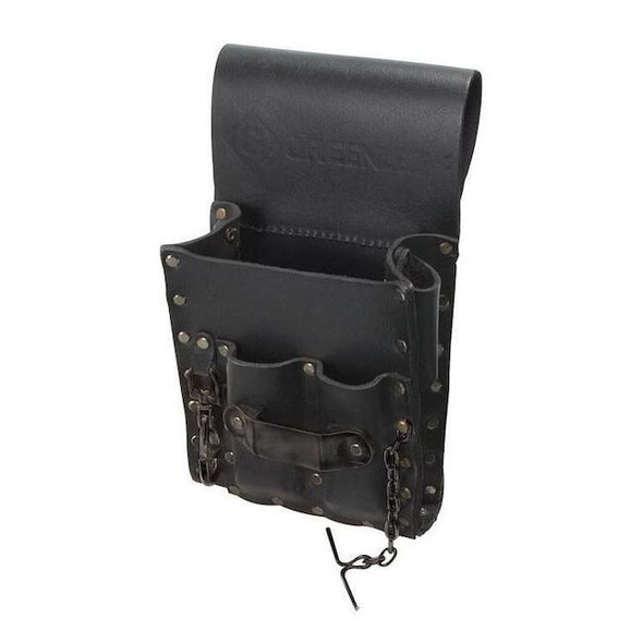 Greenlee Tool Pouch,Leather,5 Pocket 0258-13