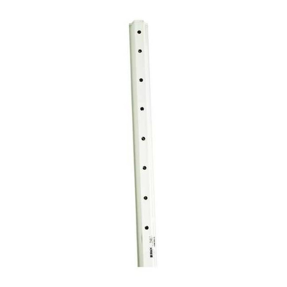 Brady Sign Post,8 ft. L,Composite,White, 97208 97208