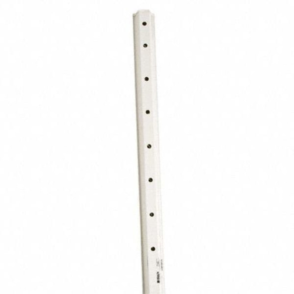 Brady Sign Post,8 ft. L,Composite,White, 97208 97208