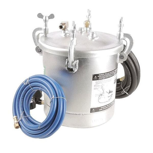 Speedaire Paint Tank,2 1/2 Gal,Galvanized Steel 1ZMG5