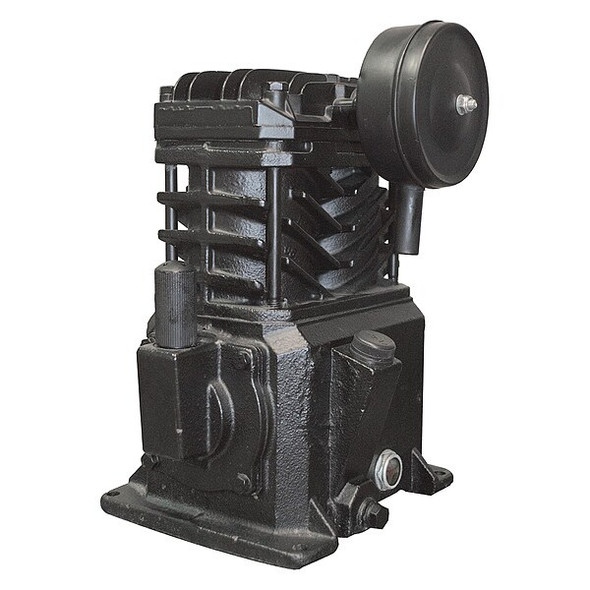 Air Compressor Pump, 2 hp, 3 hp, 1 Stage, 8.5 oz Oil Capacity, 2 Cylinder