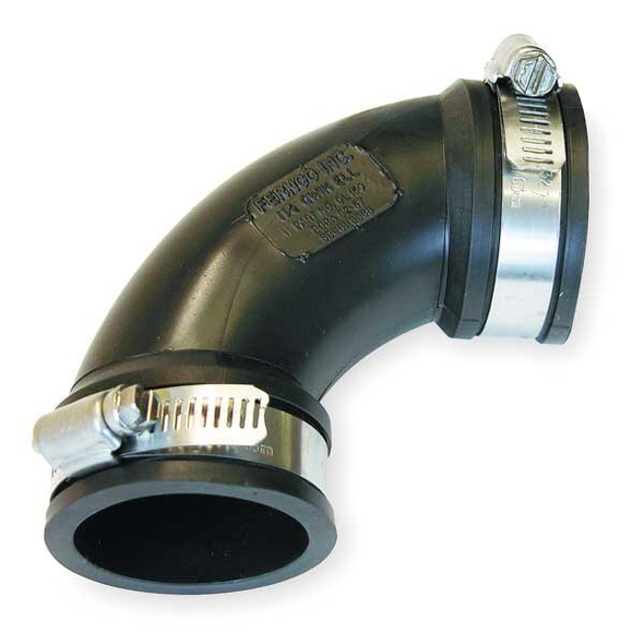 Fernco Flexible Elbow,For Pipe Size 1-1/2" QL-150