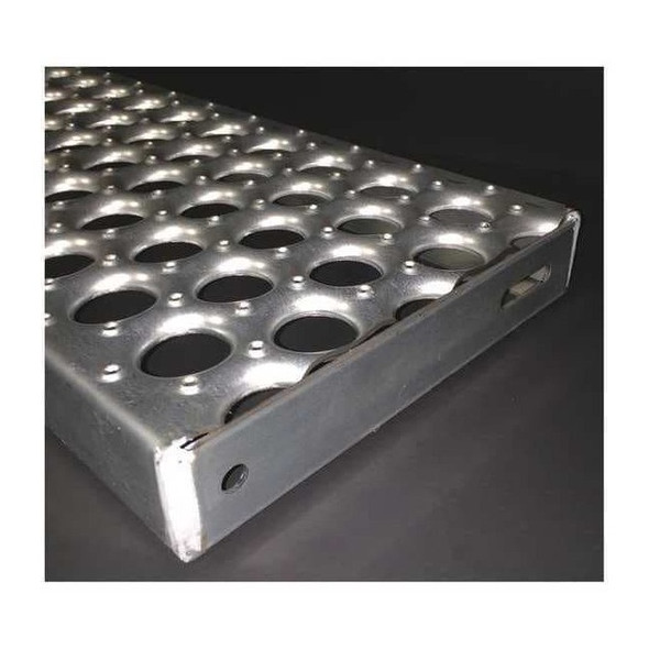 Manufacturer Varies Anti-Slip Stair Tread,48 in. L,13 Gauge 61G13102-TRD48