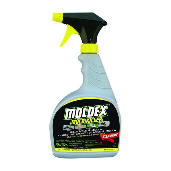 Mold Mildew Remover, 32 Oz, Trigger Spray Bottle, Liquid, Ready To Use