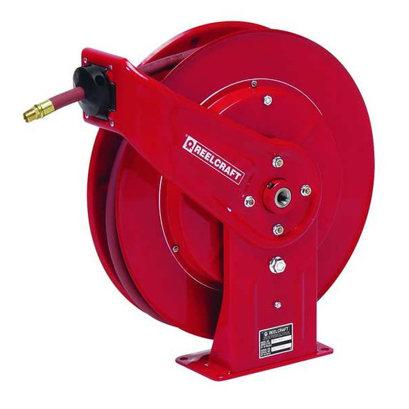 Reelcraft Spring Return Hose Reel,1/4" MNPT,50 ft 7650 OHP Reelcraft Spring Return Hose Reel,1/4" MNPT,50 ft 7650 OHP