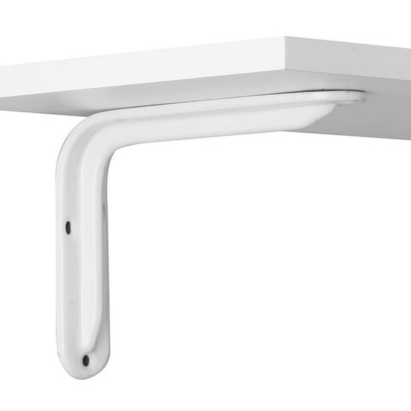 John Sterling Heavy Duty Shelf Bracket,White,125 Lb RP-0099-8WT
