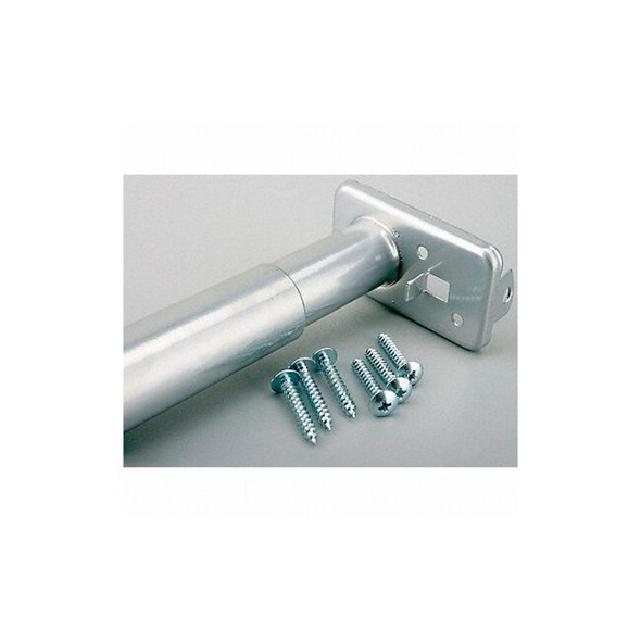John Sterling Closet Pole,Platinum,120 in L PB0022-72120