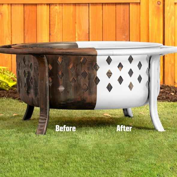 Rust-Oleum Spray Paint, White, Satin, Solvent, 12 Oz 7751830