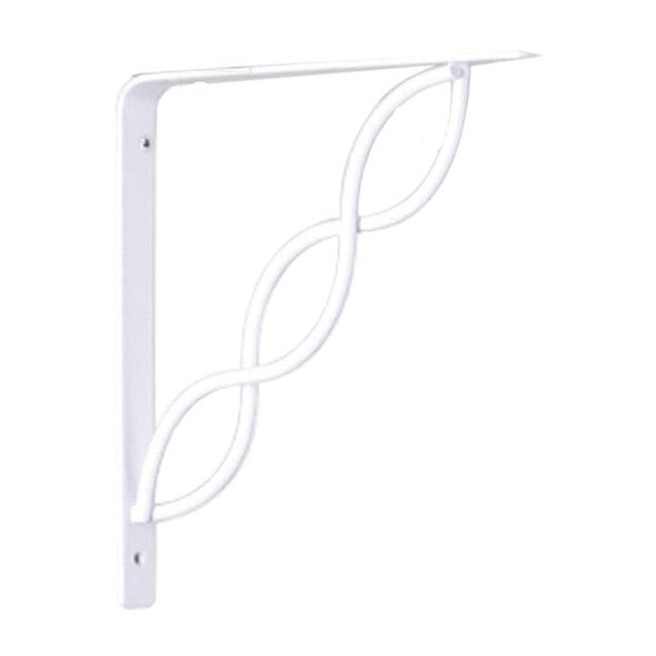 John Sterling 8 IN White Scroll Shelf Bracket RP-0091-8WT