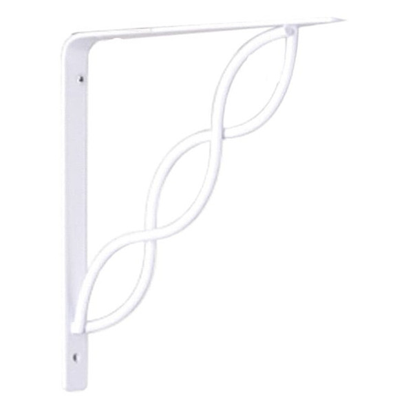 John Sterling 8 IN White Scroll Shelf Bracket RP-0091-8WT