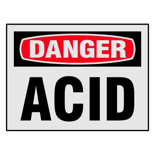 Brady Danger Label,3-1/2 In. H,5 In. W,PK8 20994LS