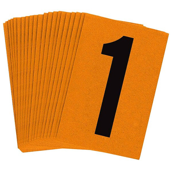 Brady NumberLabel,1-1/2inH,1inW,PK25 5910-1