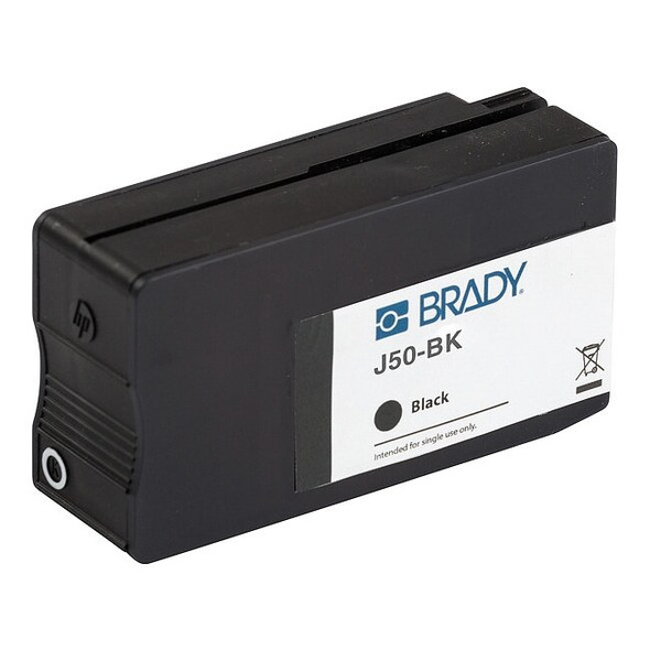 Brady Ink Cartridge, Black, J5000 Series J50-BK