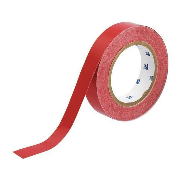 Brady Banding Tape,Red,1 In. W,90 ft. L 36302