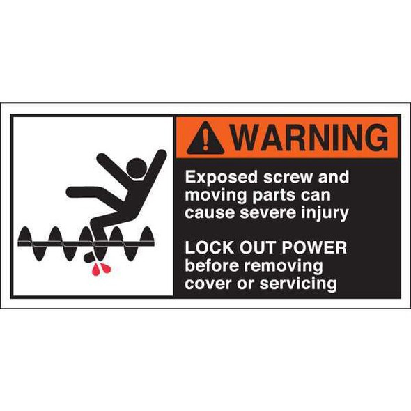 Brady Label,2 1/2 in x 5 in,Polyester,PK5 96165