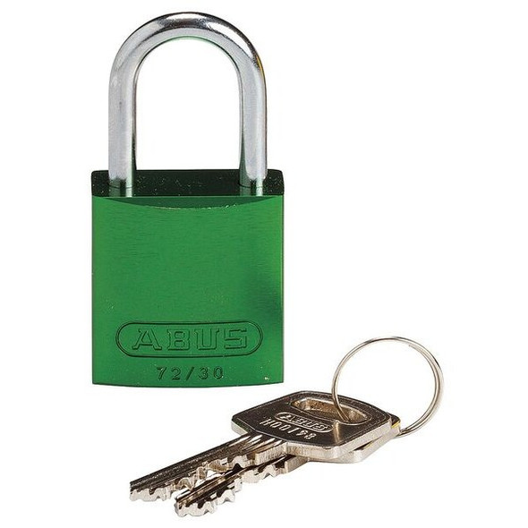 Brady Lockout Padlock,KD,Green,1-7/16"H CPAL-GRN-25ST-KD Brady Lockout Padlock,KD,Green,1-7/16"H CPAL-GRN-25ST-KD