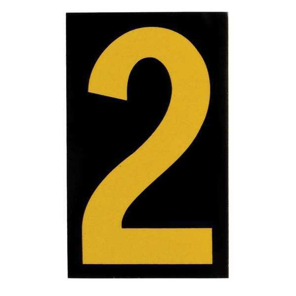 Brady NumberLabel,1-1/2inH,1inW,PK25 5905-2