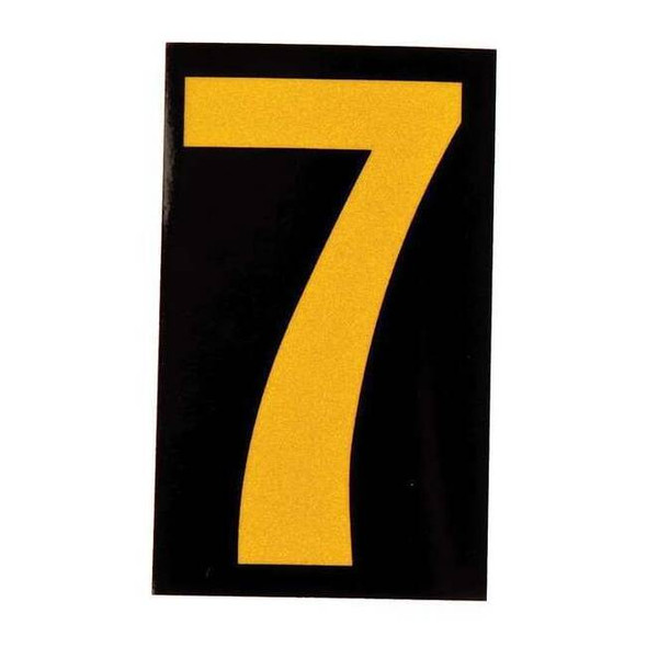 Brady NumberLabel,1-7/8inH,1-3/8inW,PK25 5890-7