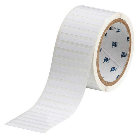 Brady Thermal Transfer Label, White, Labels/Roll: 2500 THT-15-423-2.5